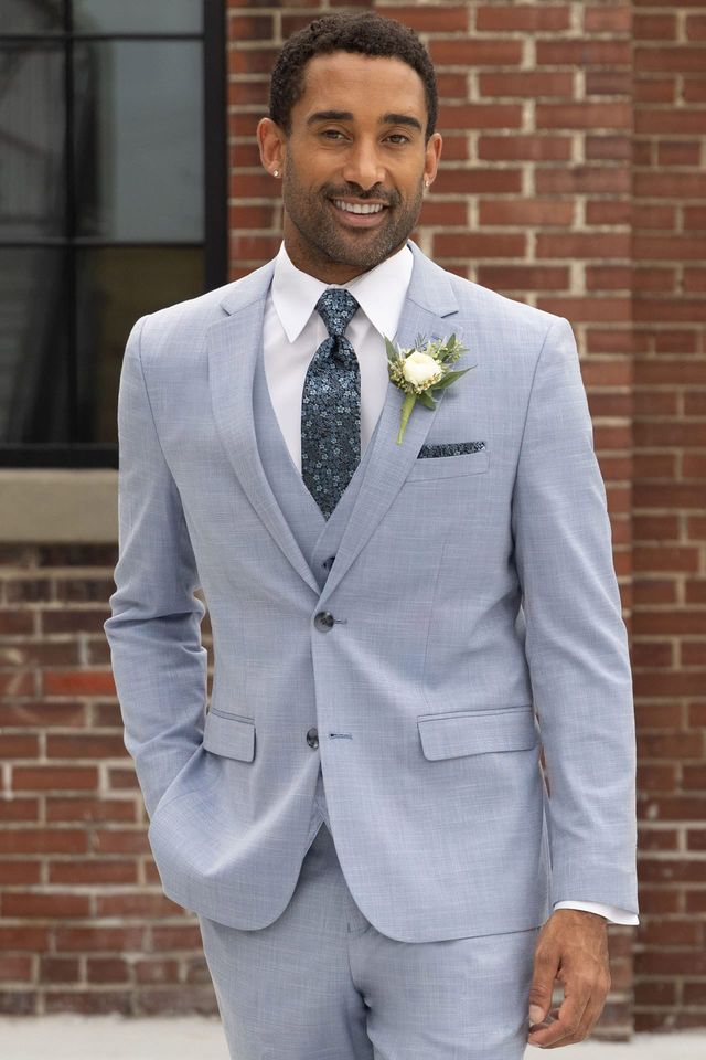 OXFORD BLUE STRETCH SUIT